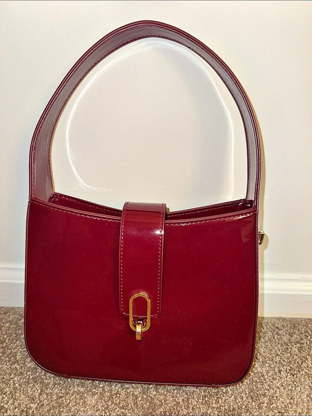 Patent Shoulder Bag
